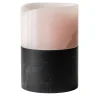 Qui e ora Pinkx Vaso in onice e marquina nera #2