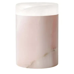 Qui e ora Vaso in onice bianco e rosa #2