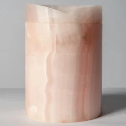 Qui e ora Vaso in onice rosa #2