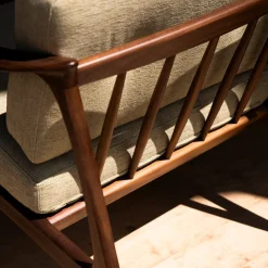 Quiete Walnut Lounge Chair #1