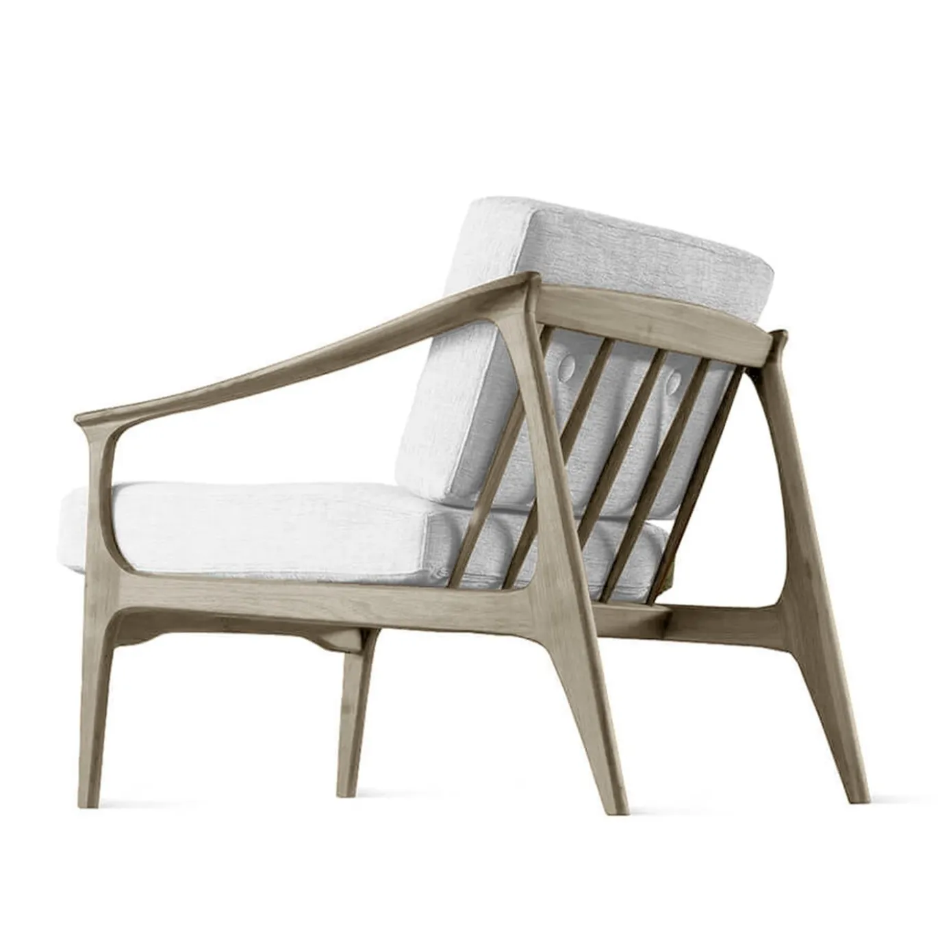 Quiete Walnut Lounge Chair #2