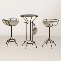 Ritorno allo sgabello Bronze White