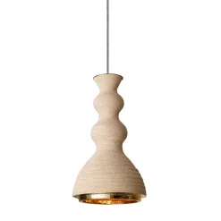 7307/R Lampada a sospensione Allegra Rosa Sabbiato