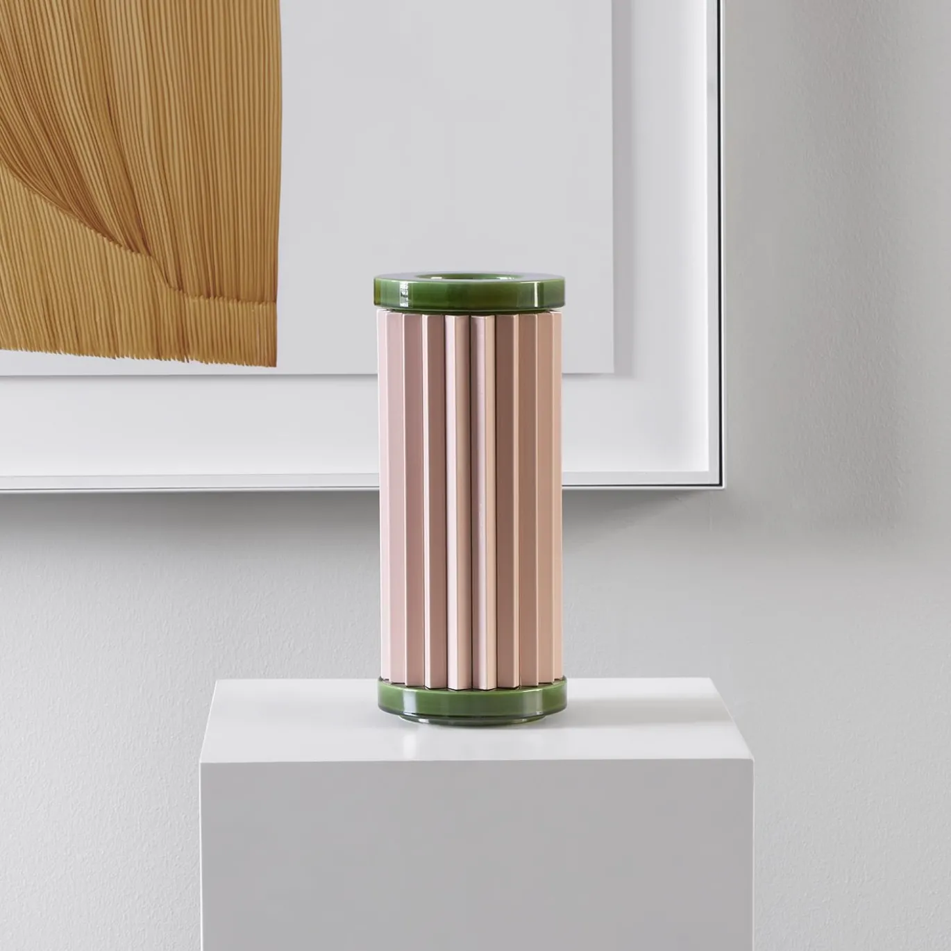 Rombini A Vaso Verde e Rosa di Ronan e Erwan Bouroullec