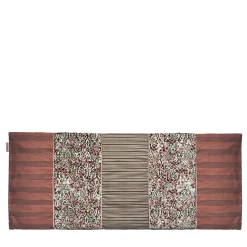 Runner da letto Damasco Blooming Antiqued Pink