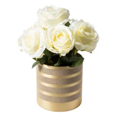 Saturno Vaso basso marrone