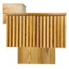 Scolpizio Sideboard Asimmetrico in Larice