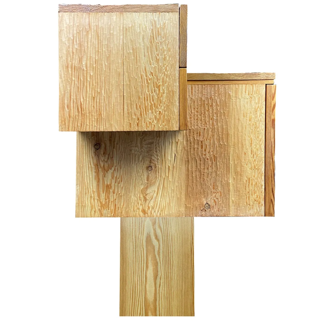 Scolpizio Sideboard Asimmetrico in Larice