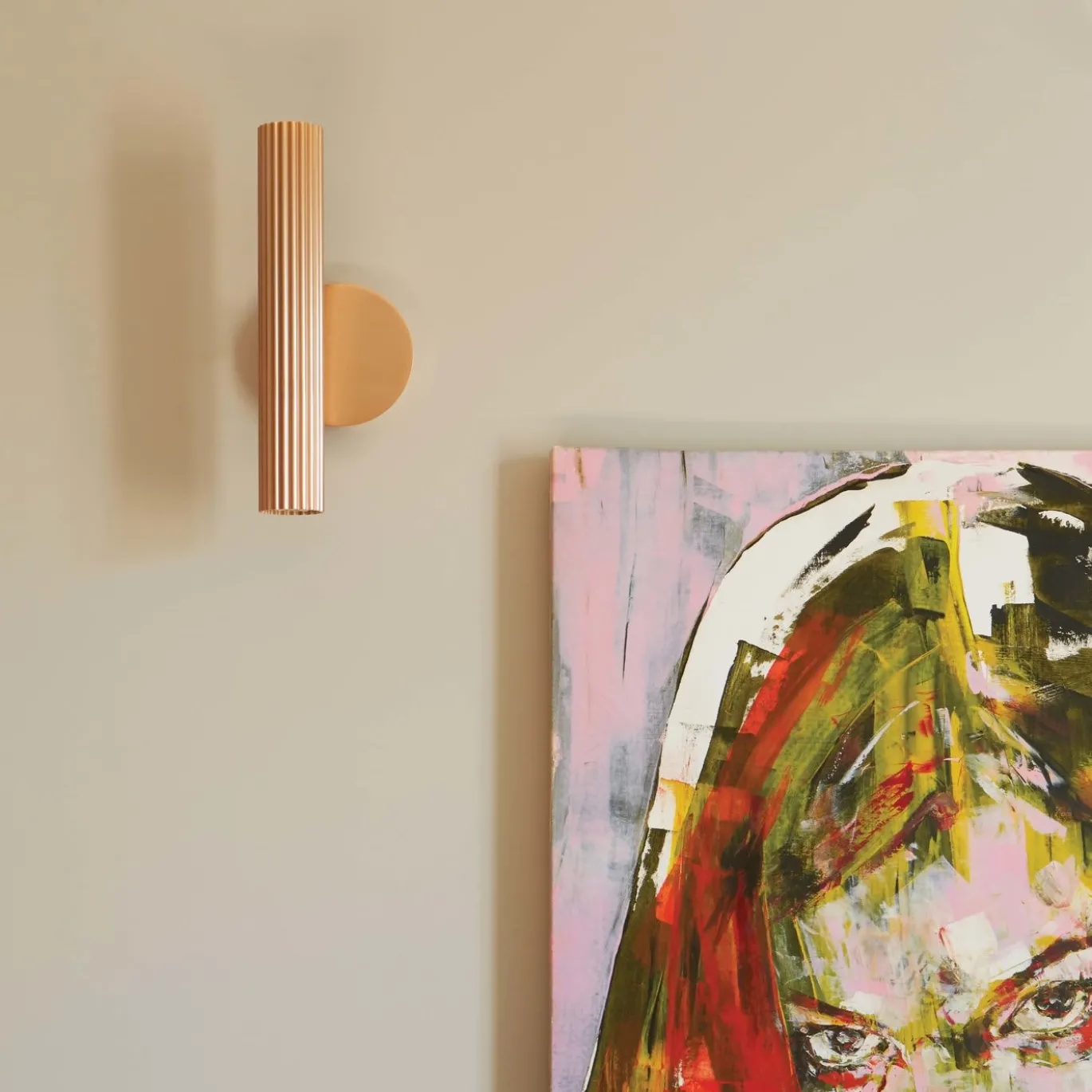 Sconce Lustrin Pink Champagne di Isacco Brioschi
