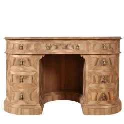 Scrivania a Forma di Fagiolo In Stile Veneziano