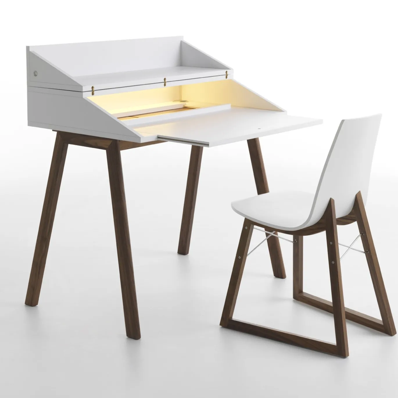 Scrivania Bureau White di Esa Vesmanen