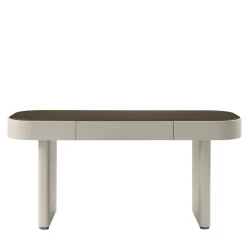 Scrivania Delano con piano in legno
