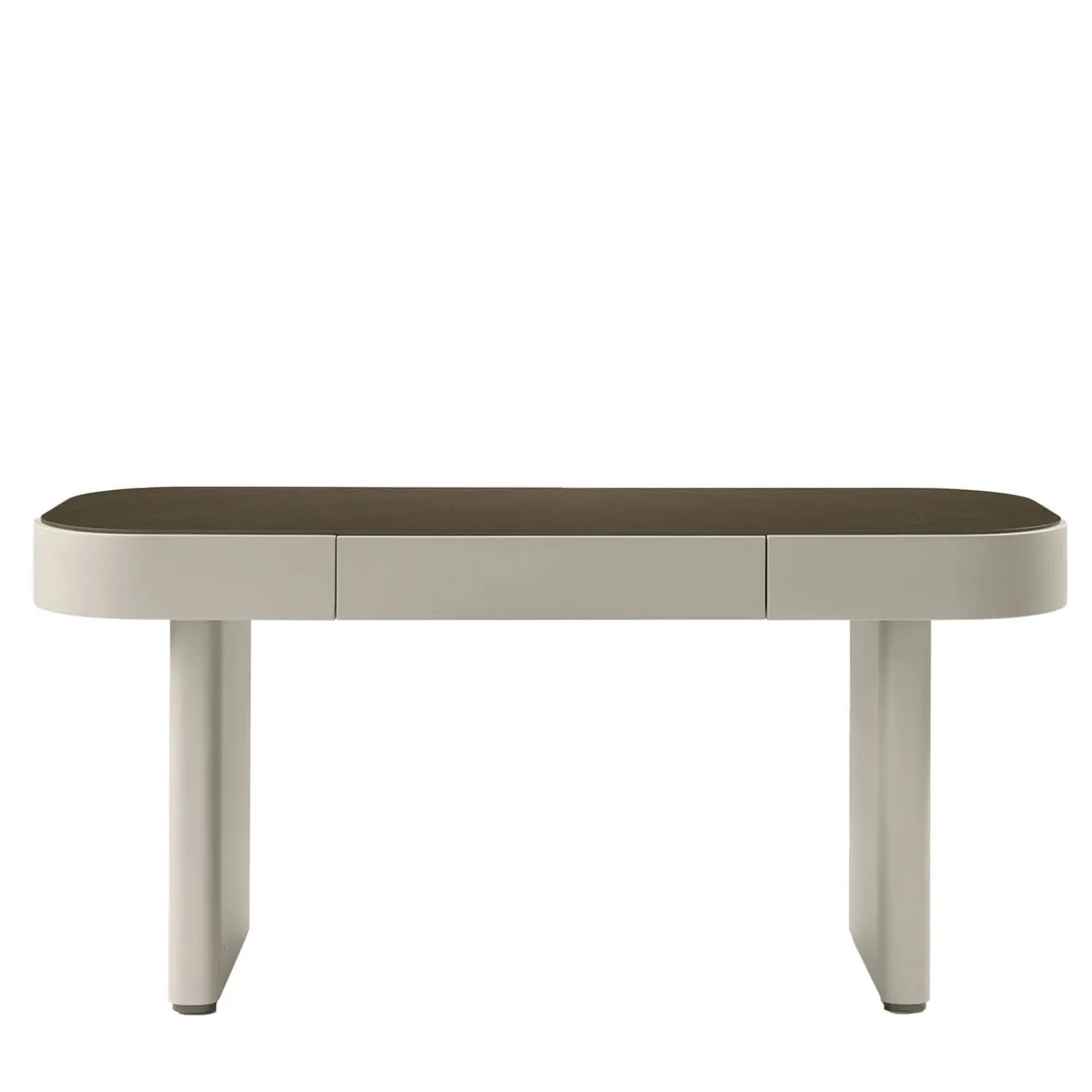 Scrivania Delano con piano in legno