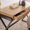 Scrivania in legno di ciliegio con due cassetti