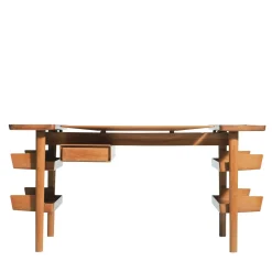 Scrivania in Legno di Noce di Gianni Albricci