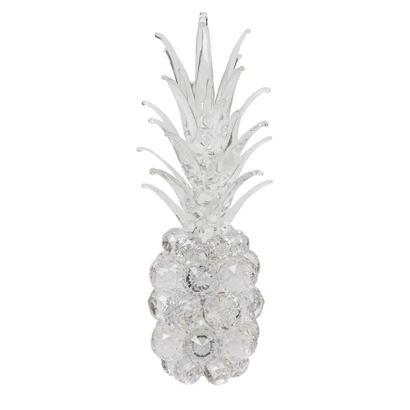 Scultura Ananas Grande in Cristallo