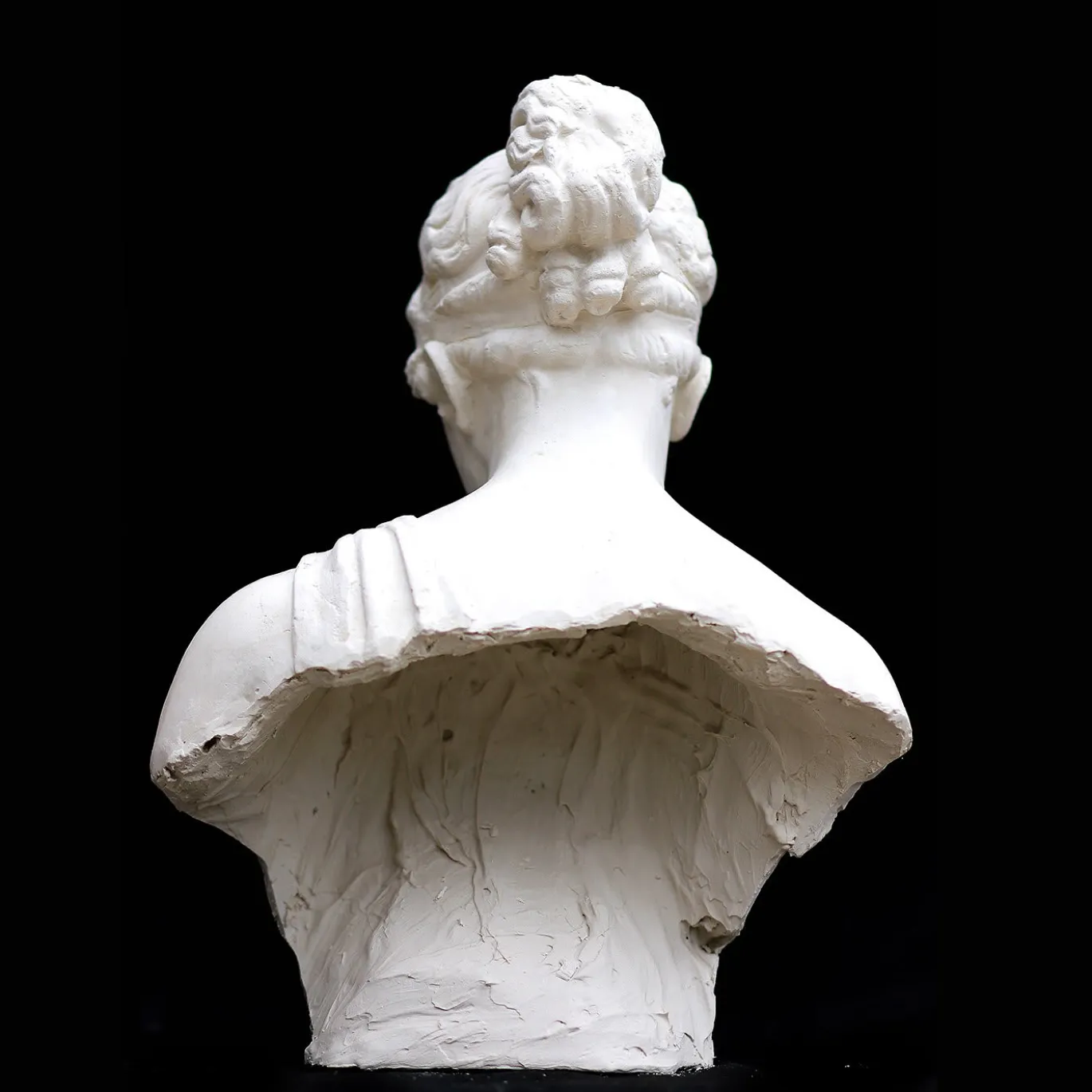 Scultura Busto di Ebe in Gesso Bianco