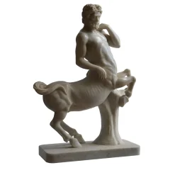 Scultura Centauro Bianco Carrara
