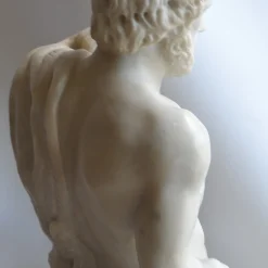 Scultura Centauro Bianco Carrara