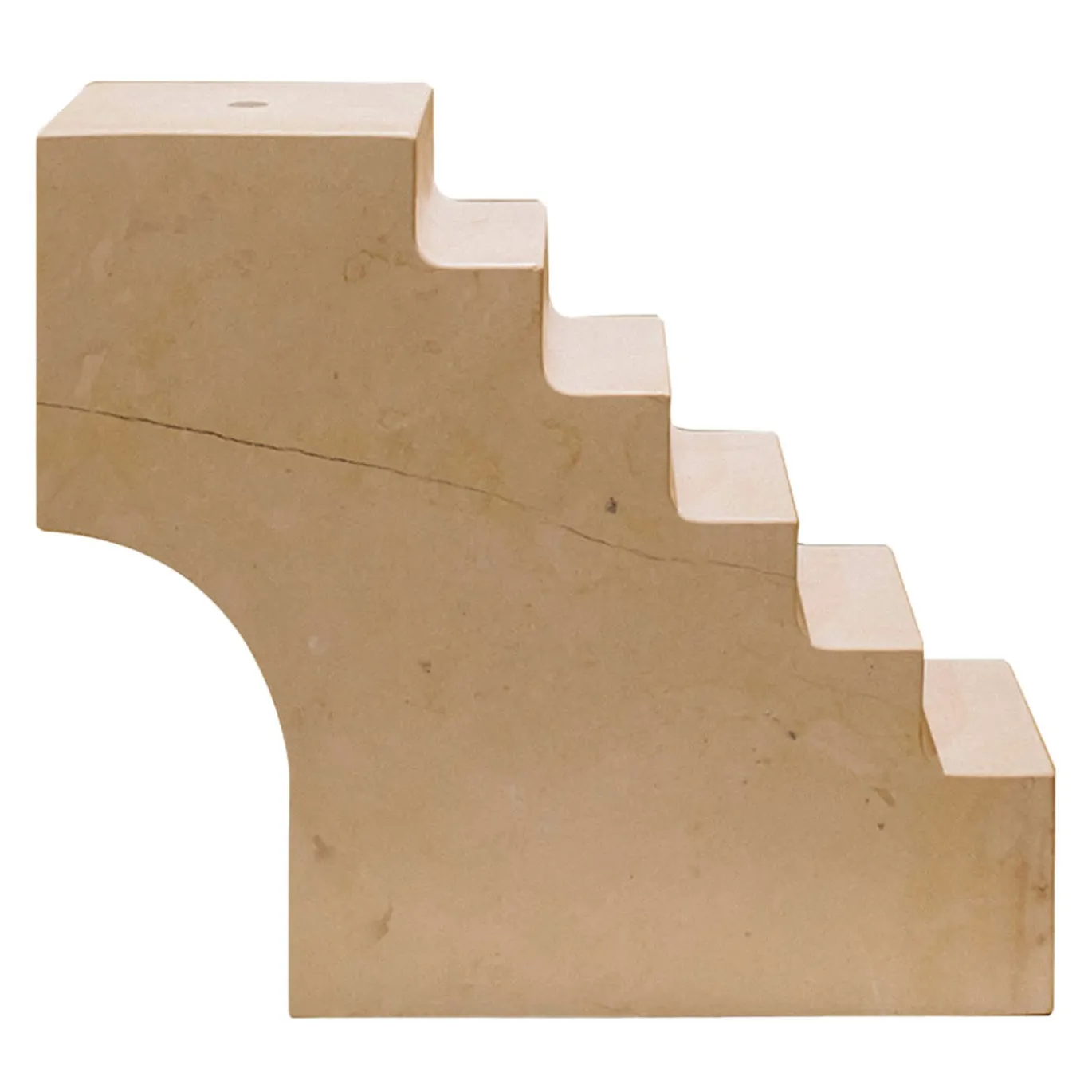 Scultura City in Travertino Marrone