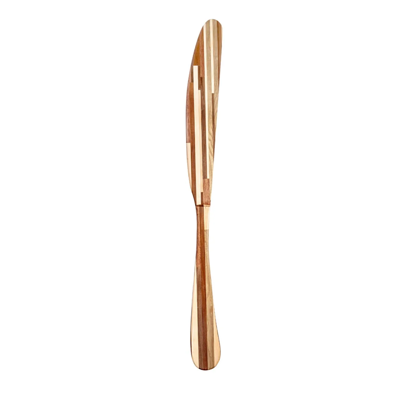 Scultura da parete in legno a forma di coltello