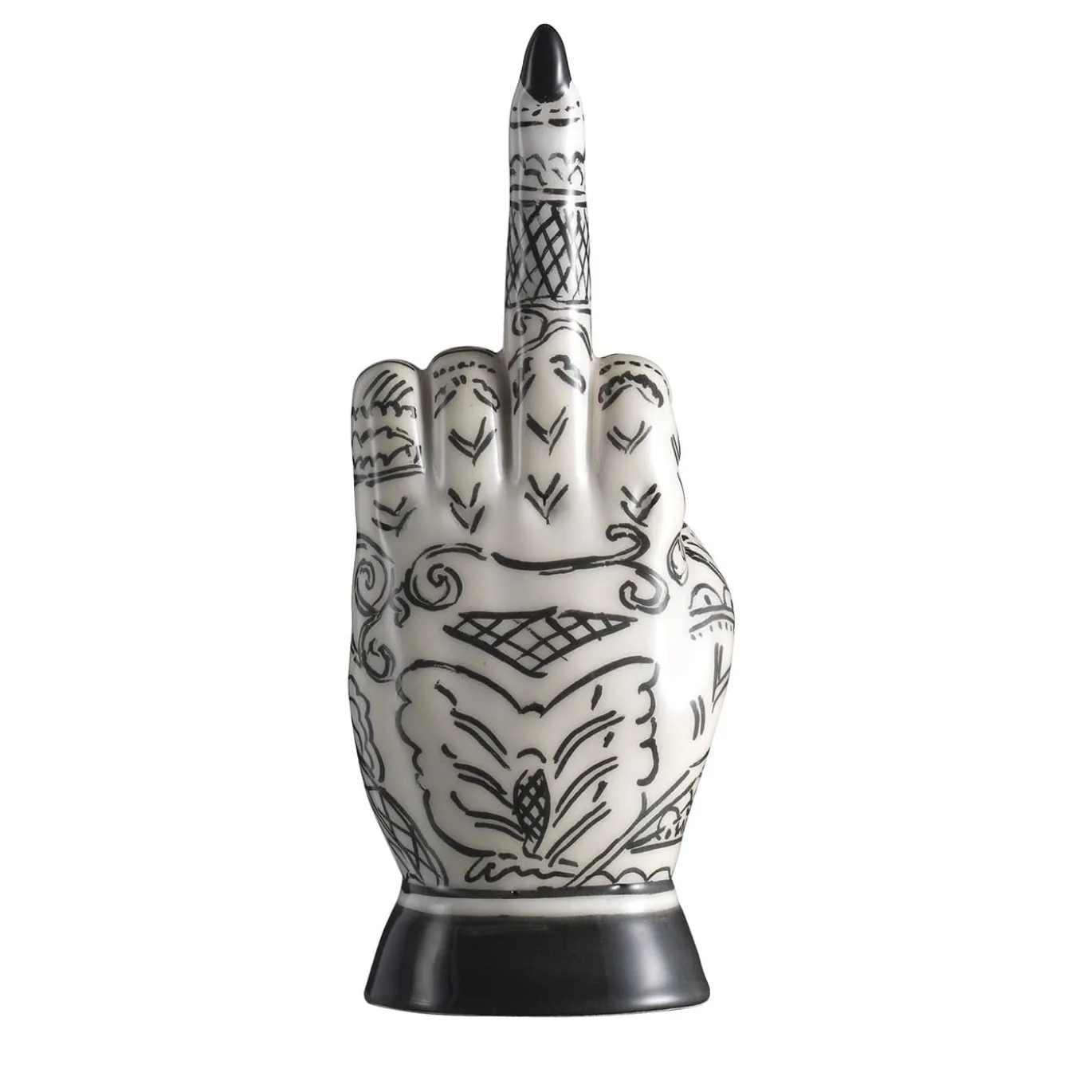 Scultura decorativa Infamis Tattoo di Ugo La Pietra