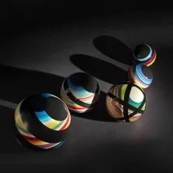 Scultura decorativa Kosmos F in ceramica di Jean-Christophe Clair