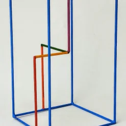 Scultura Decorativa Spazio di Fuga in Rame Blu