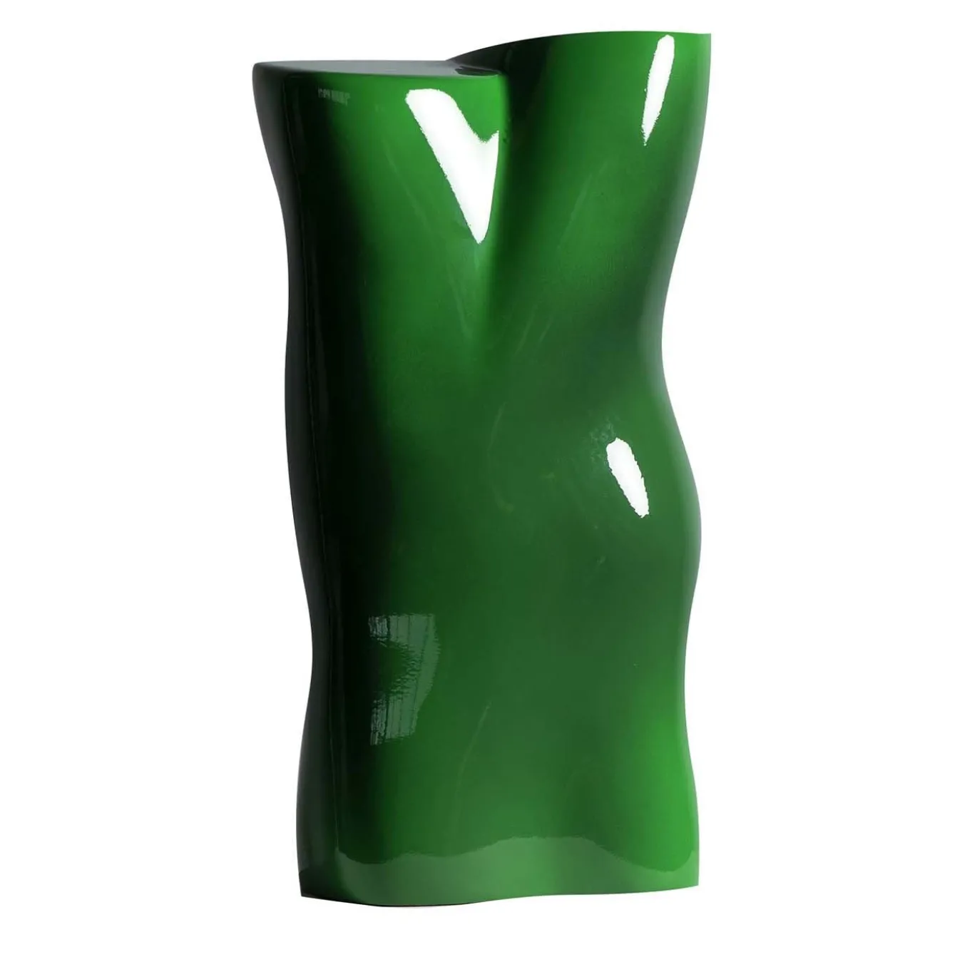 Scultura di busto femminile verde