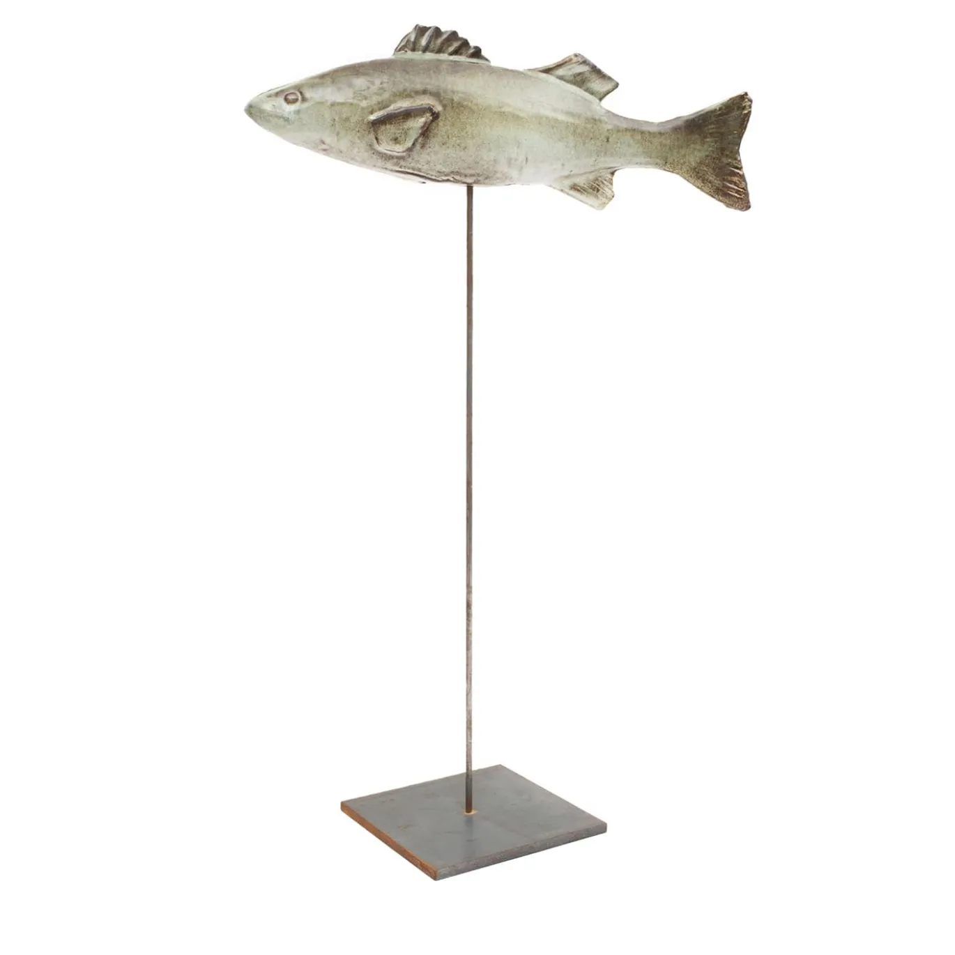 Scultura di spigola bianca grassa