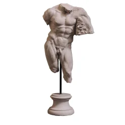 Scultura Ercole Farnese in Gesso Bianco