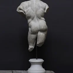 Scultura Ercole Farnese in Gesso Bianco