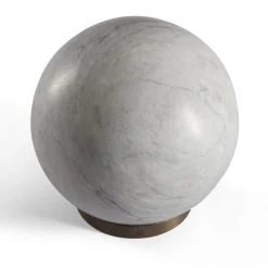 Scultura Fermacarte Gravity Zodiac Pesci Nettuno in Marmo Grigio