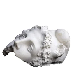 Scultura Frammento di Perseo in Gesso Bianco
