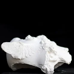 Scultura Frammento di Perseo in Gesso Bianco