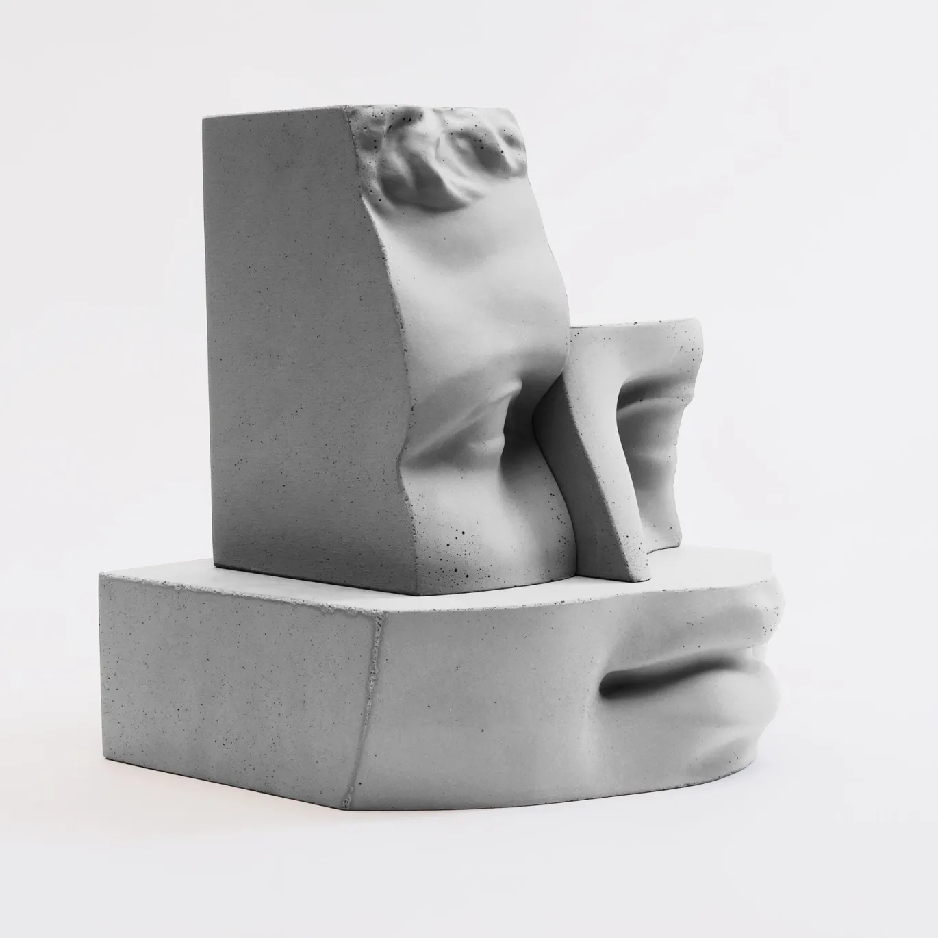 Scultura Hermes grigia