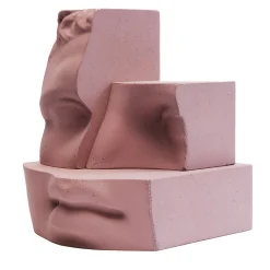 Scultura Hermes rosa