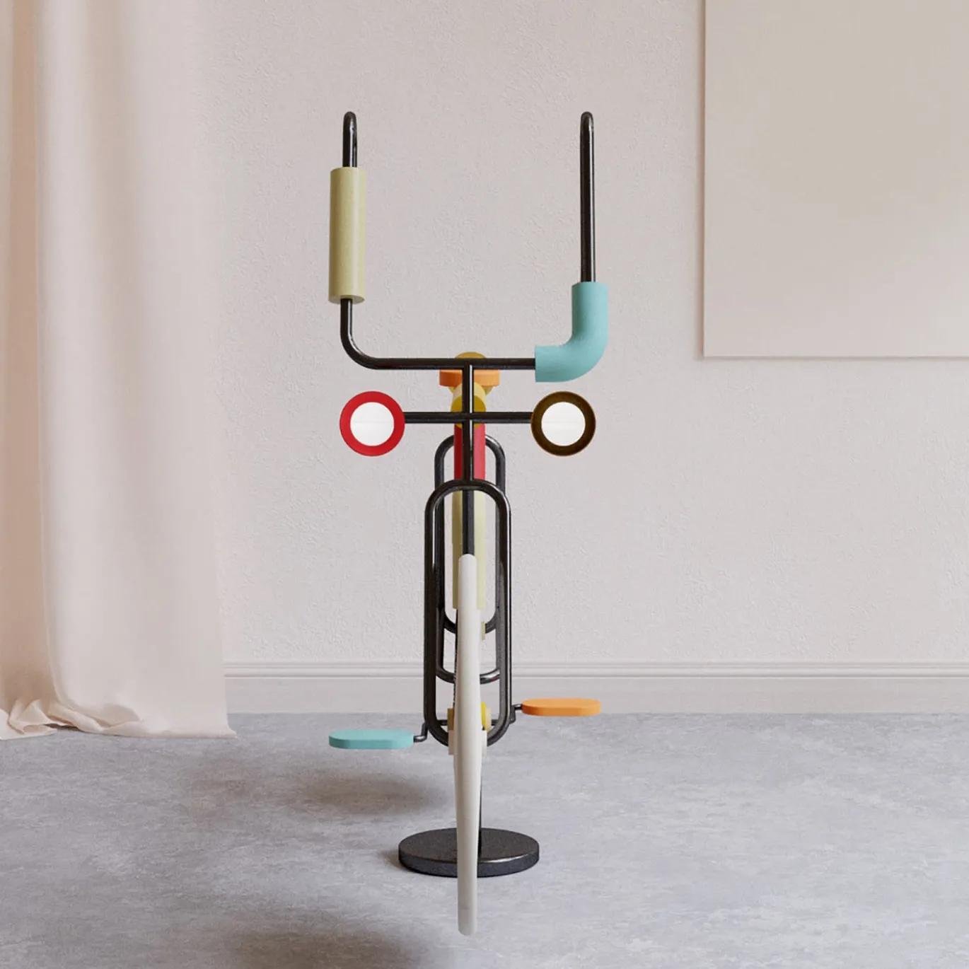 Scultura in bicicletta Morse