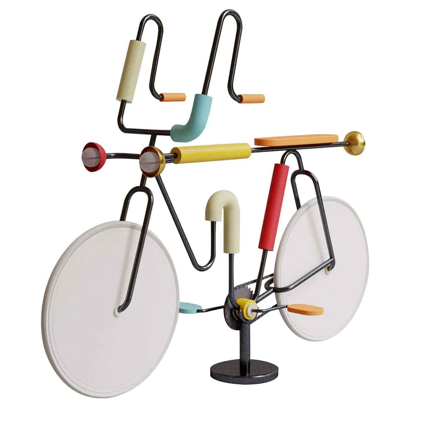 Scultura in bicicletta Morse
