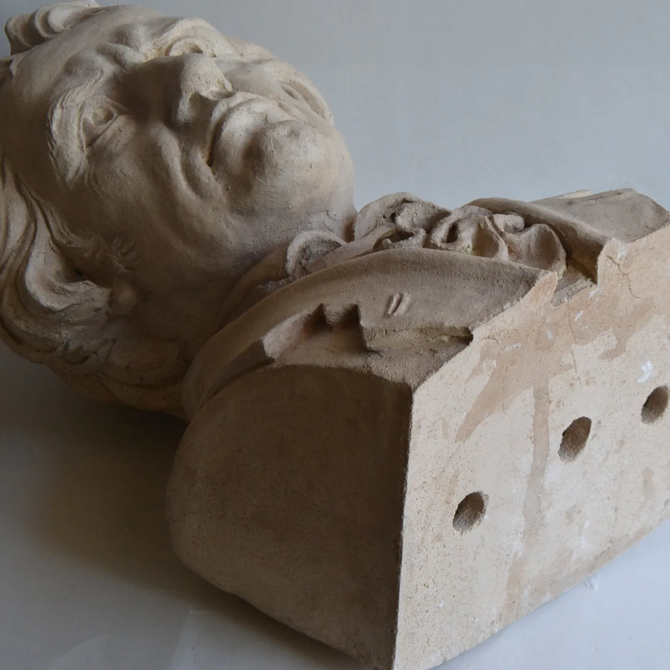 Scultura in ceramica di Beethoven