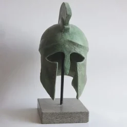 Scultura in ceramica Elmo Corinzio con base