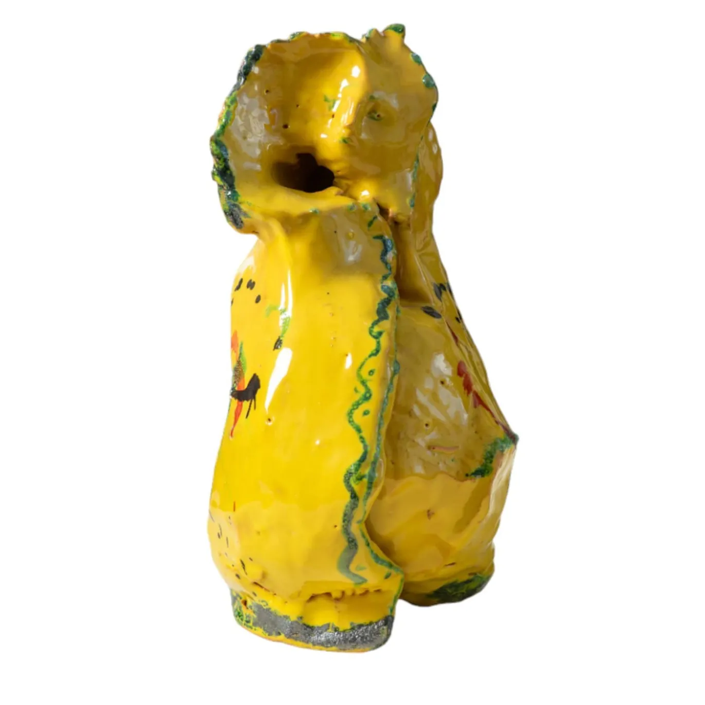Scultura in ceramica policroma Astrazioni