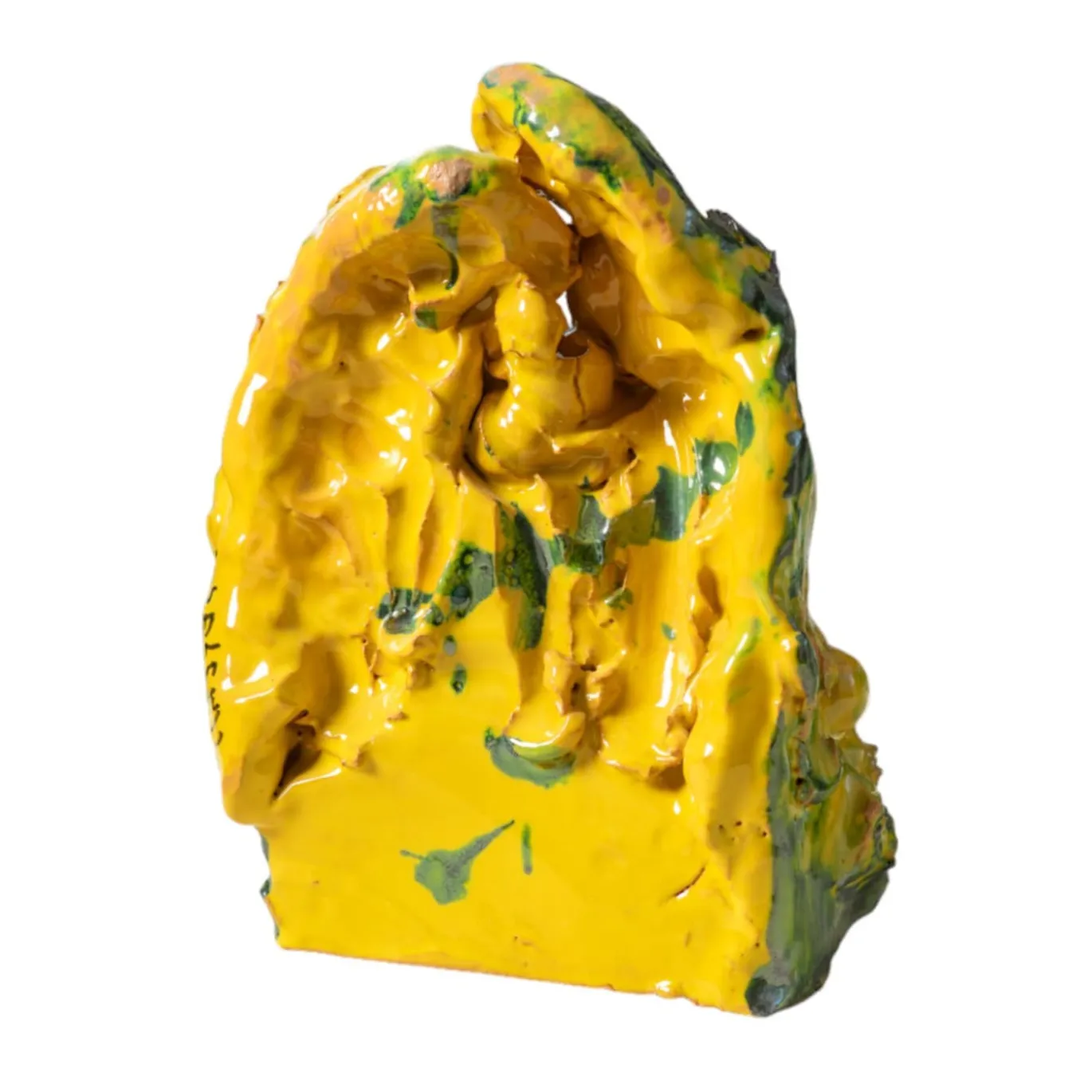 Scultura in ceramica policroma Sempre Noi