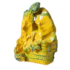Scultura in ceramica policroma Sempre Noi