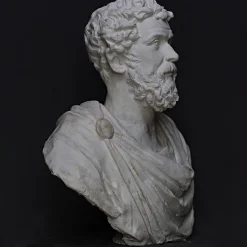 Scultura in gesso di Marco Aurelio