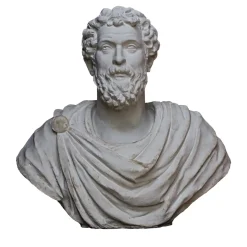 Scultura in gesso di Marco Aurelio