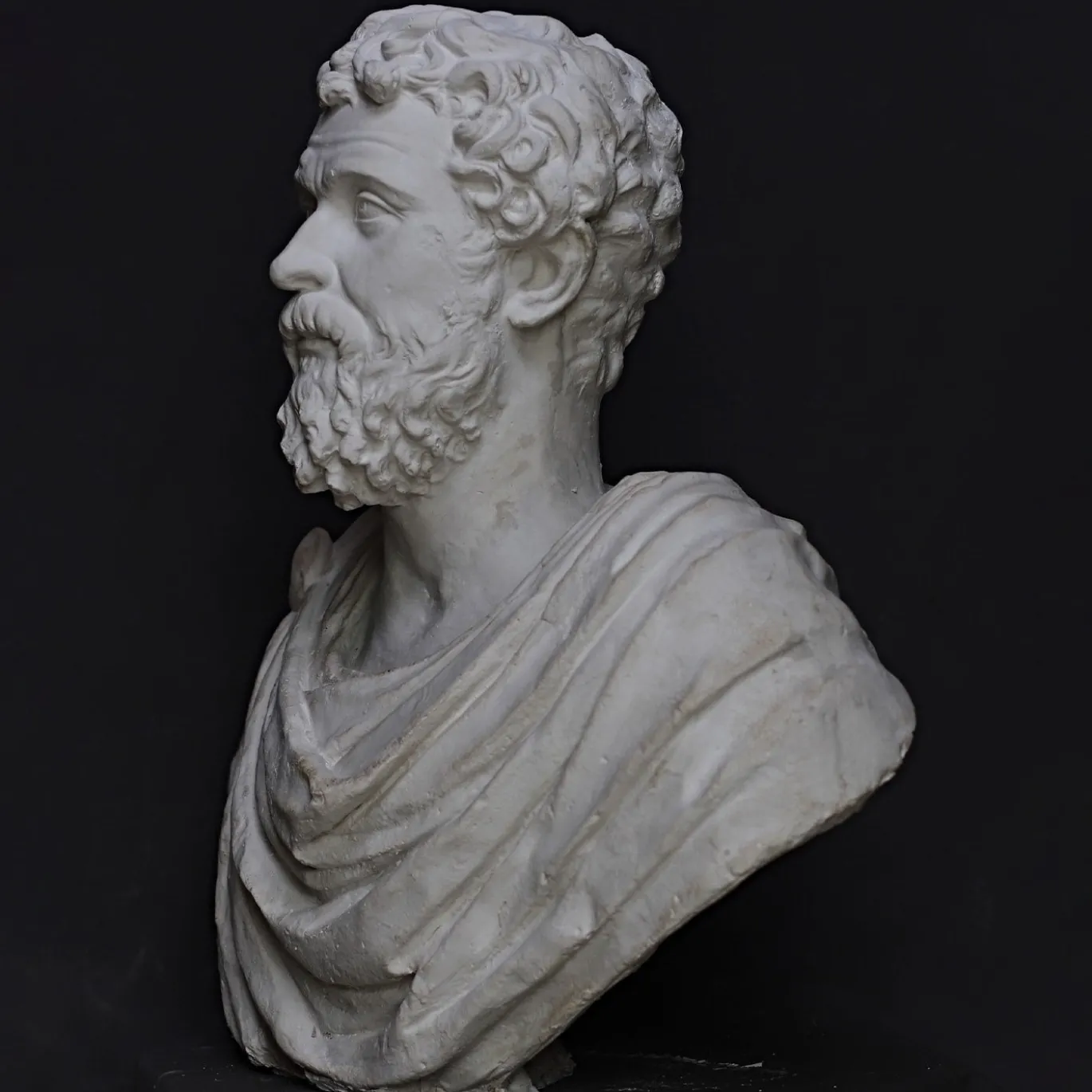 Scultura in gesso di Marco Aurelio