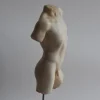Scultura in marmo di Carrara Torso di Marte con base