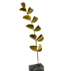Scultura in ottone Giungla Aurea II