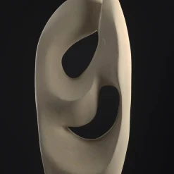 Scultura Luminosa Bacio delle Onde in Pietra di Lecce